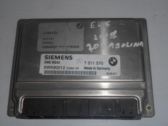 Centralina Motor Siemens BMW E46 2.0 Gasolina 2007 cm131