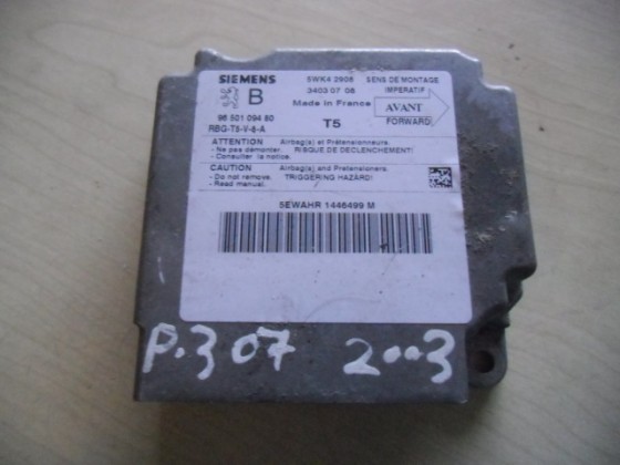 Centralina Airbag Peugeot 307 2003 ca265