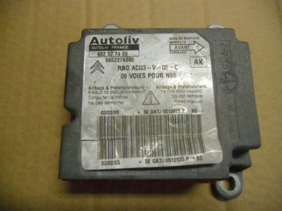 Centralina Airbag Citroen Xsara 2008 ca269