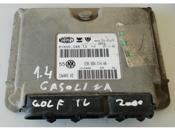 Centralina Motor Volkswagen Golf IV 1.4 Gasolina 2000 cm355
