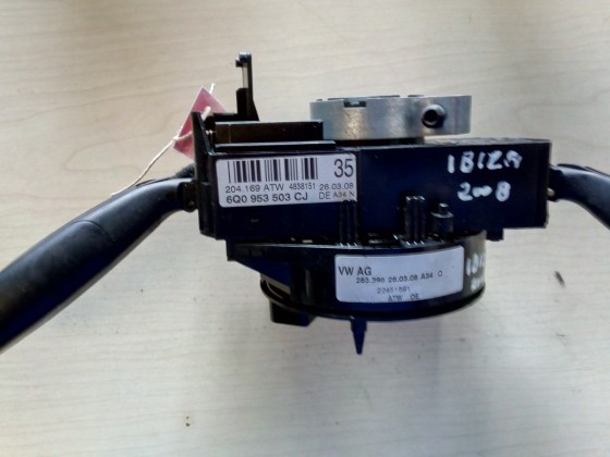 Conjunto Fita Airbag e Comutadores Seat Ibiza 2008 fa783