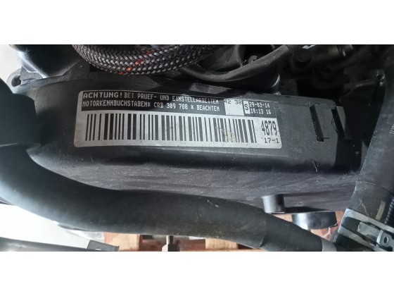 Motor VW Golf VII 2.0tdi 150cv ref:CRB (174531)